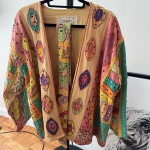 Free People Victoria Leivissa Evil Eye Jacket